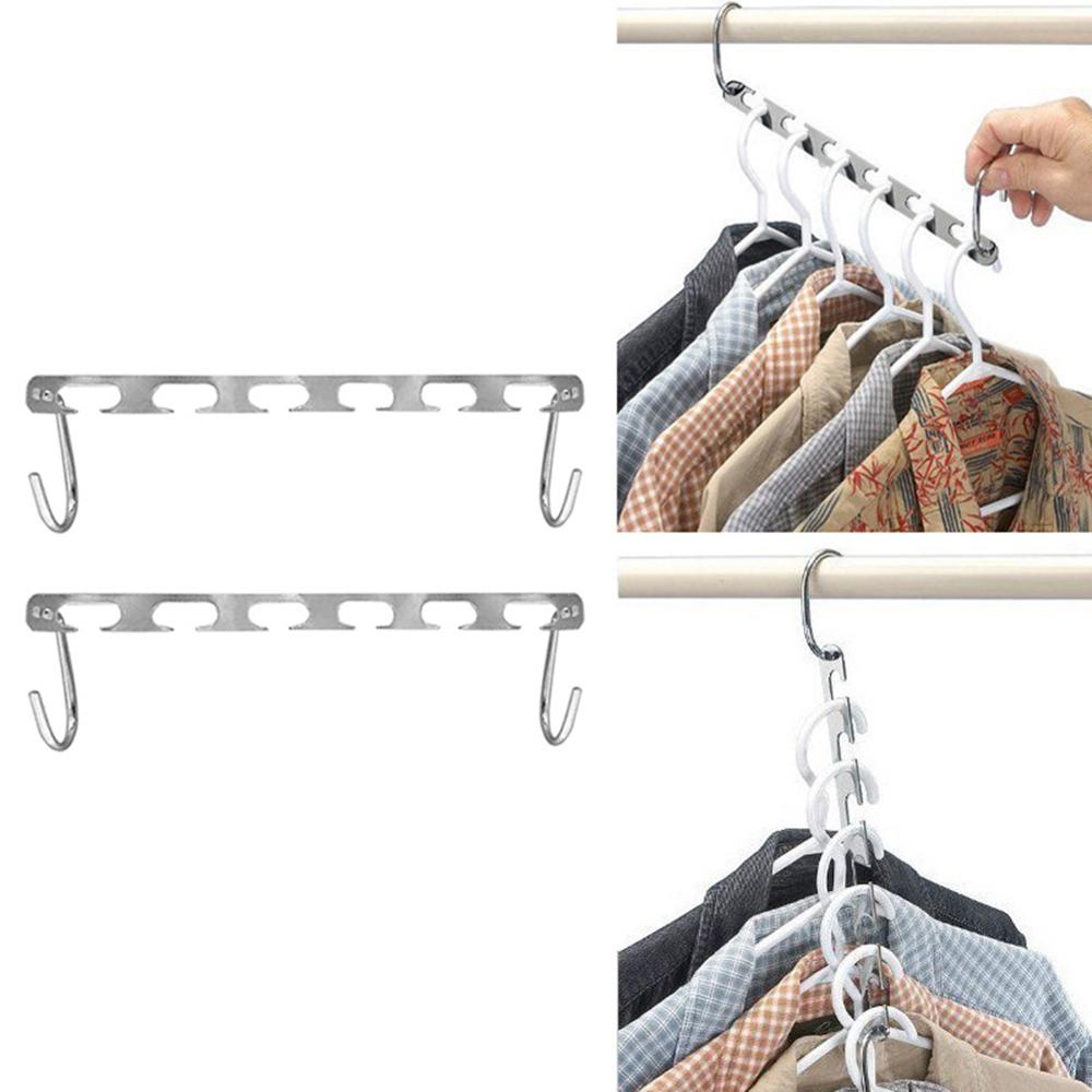 Magic Clothes Hanger Hanging Chain Metal Cloth Closet Hanger Shirts Tidy Save Space Organizer Hangers for clothes