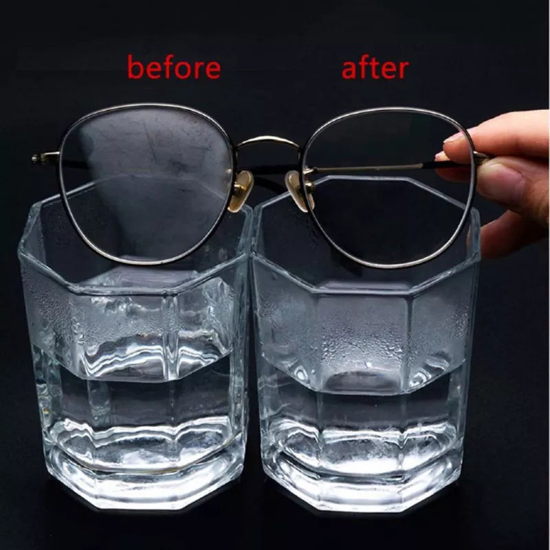 Glasses Cloth New Type Anti-fog Fiber Cleaner Cloths Cleaning Glasses Lens Clothes Black Eyeglasses Cloth Eyewear Accessories