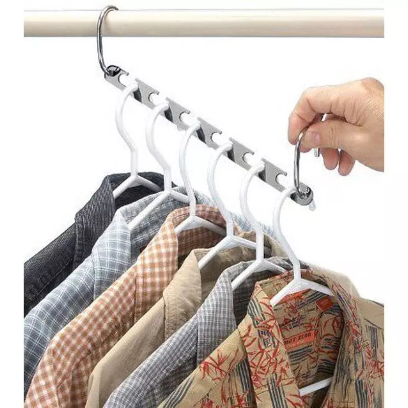 Magic Clothes Hanger Hanging Chain Metal Cloth Closet Hanger Shirts Tidy Save Space Organizer Hangers for clothes