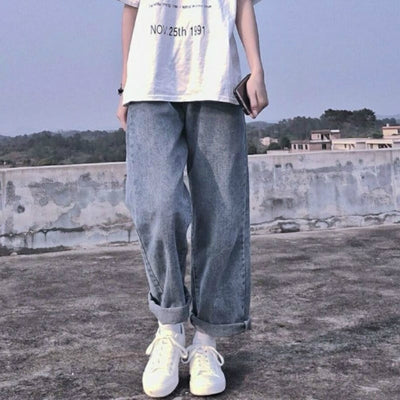 High Waisted Denim Jeans