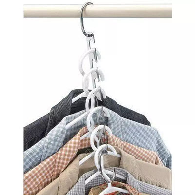 Magic Clothes Hanger Hanging Chain Metal Cloth Closet Hanger Shirts Tidy Save Space Organizer Hangers for clothes