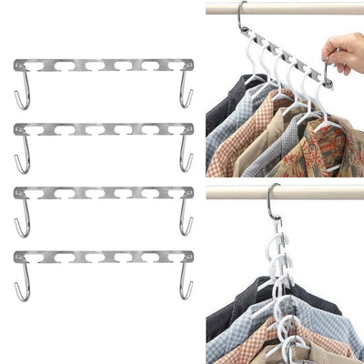 Magic Clothes Hanger Hanging Chain Metal Cloth Closet Hanger Shirts Tidy Save Space Organizer Hangers for clothes