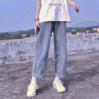 High Waisted Denim Jeans