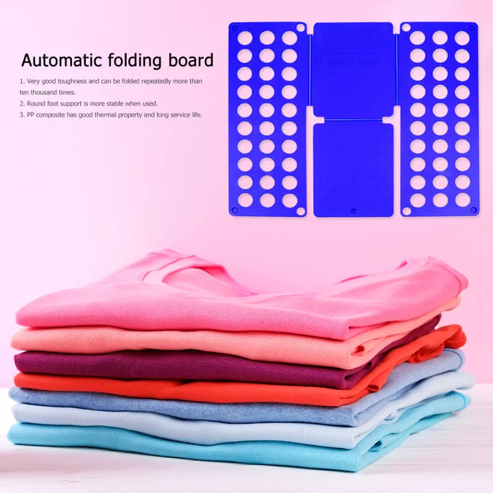Quality Magic Clothes Folder T Shirts Jumpers Organiser Fold Save Time Quick Clothe Folding Board Clothe Holder Child/Adult Size