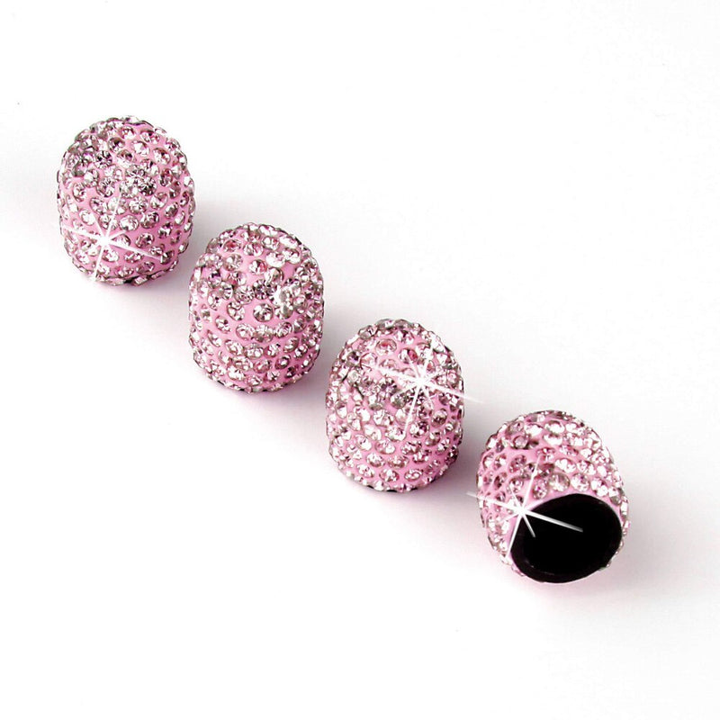 Handmade Crystal Rhinestone Car Tire Valve Caps