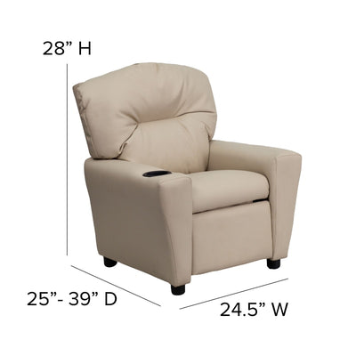 Contemporary Adjustable Children Sofa Kids Recliner