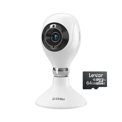 2K Indoor WiFi Security Camera with 2-Way Audio