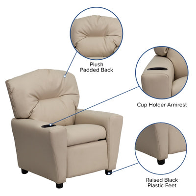 Contemporary Adjustable Children Sofa Kids Recliner