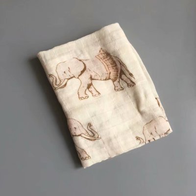 Bamboo Fibre Baby Swaddle - Animals of Africa