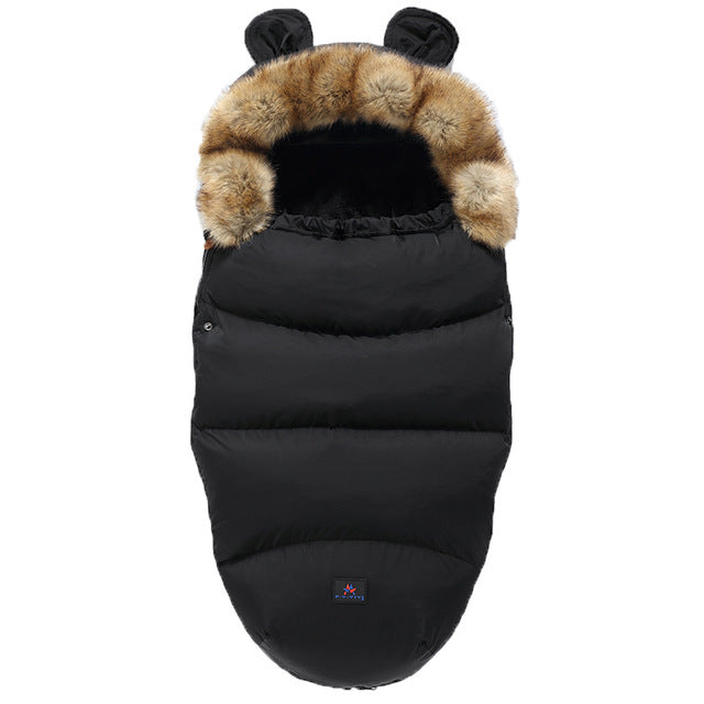 bugaboo fur trim Winter Stroller Sleeping Bag